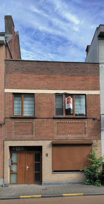 before foto gedeeltelijke gevelrenovatie Gent